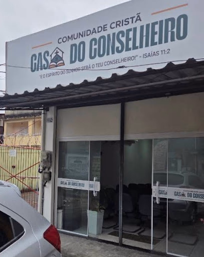 Fachada da Igreja Casa do Conselheiro na Rua André Rocha, 2294, Taquara